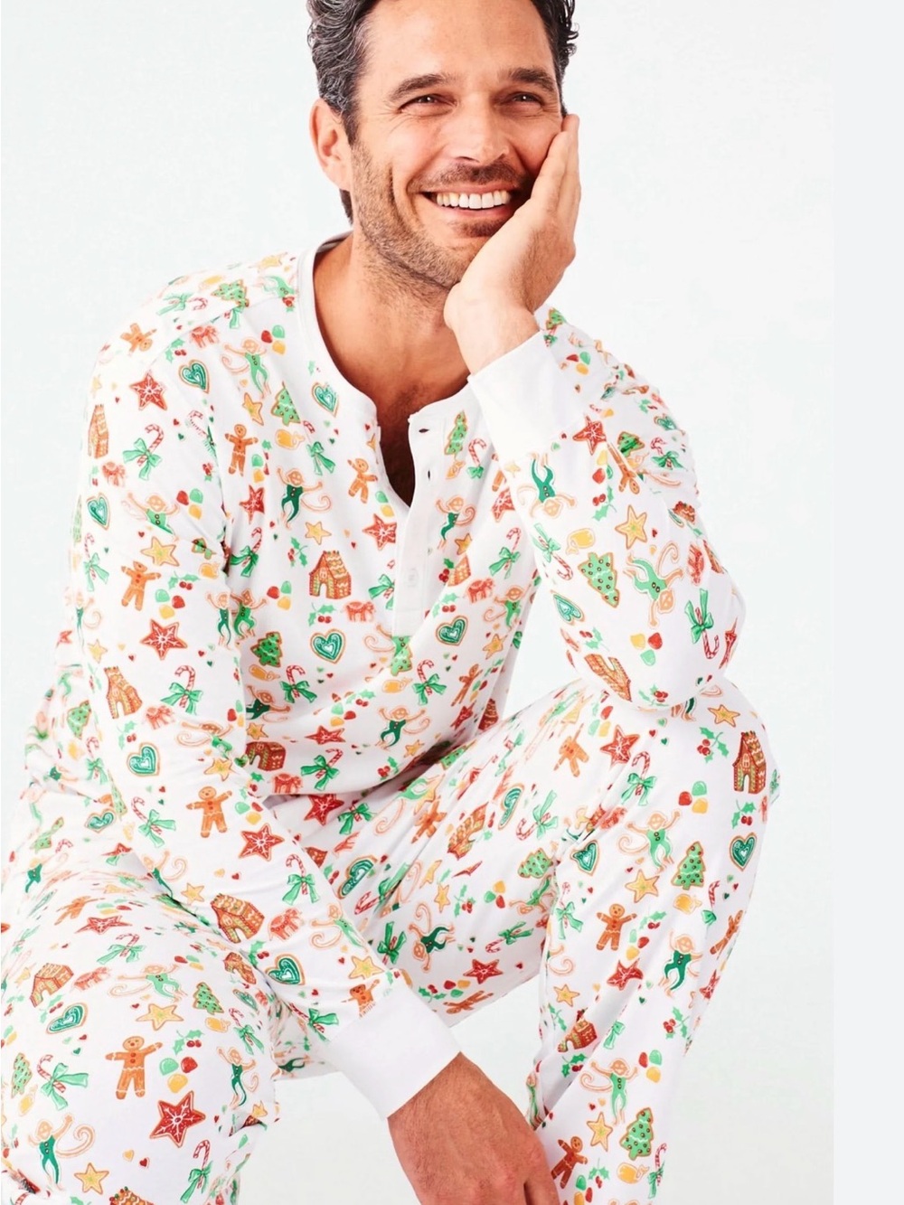 Roller Rabbit Gingerbread Party Pima PJs